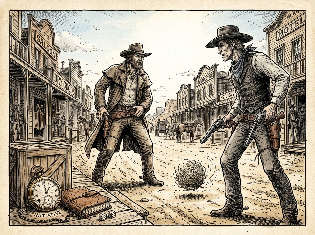 High-noon initiative standoff